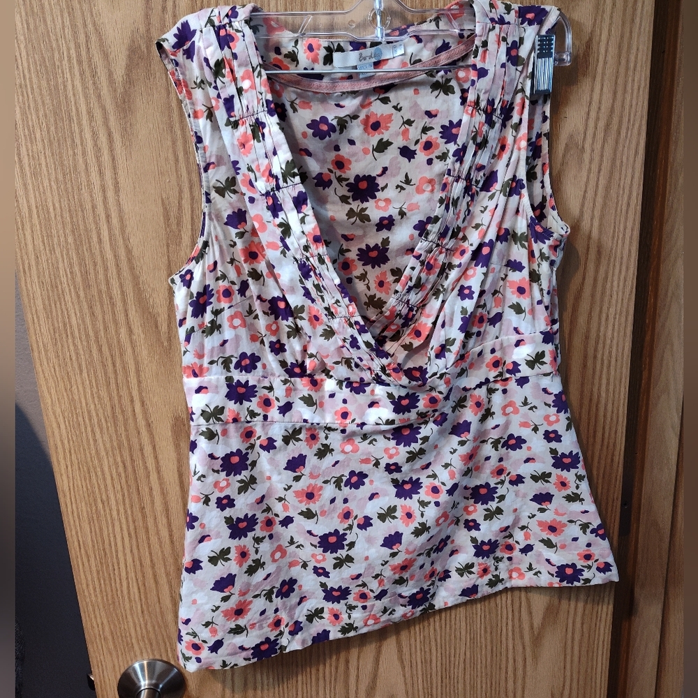 Boden Multicolor Floral Blouse